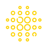 Icono de una matriz de puntos
