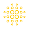Icono de una matriz de puntos